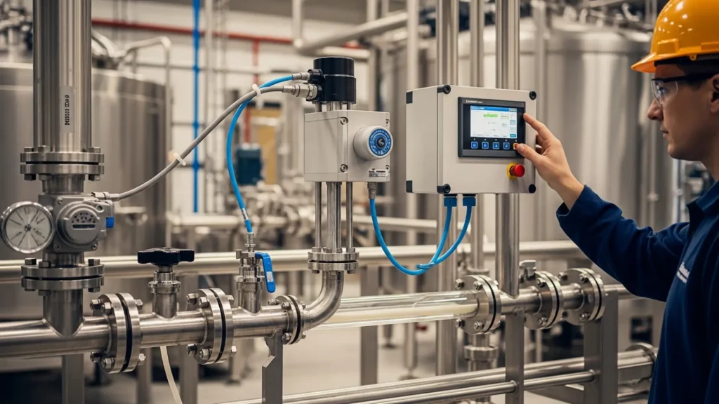 Viscosidad en línea para evitar reprocesos